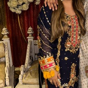 Pakistani mehndi dress